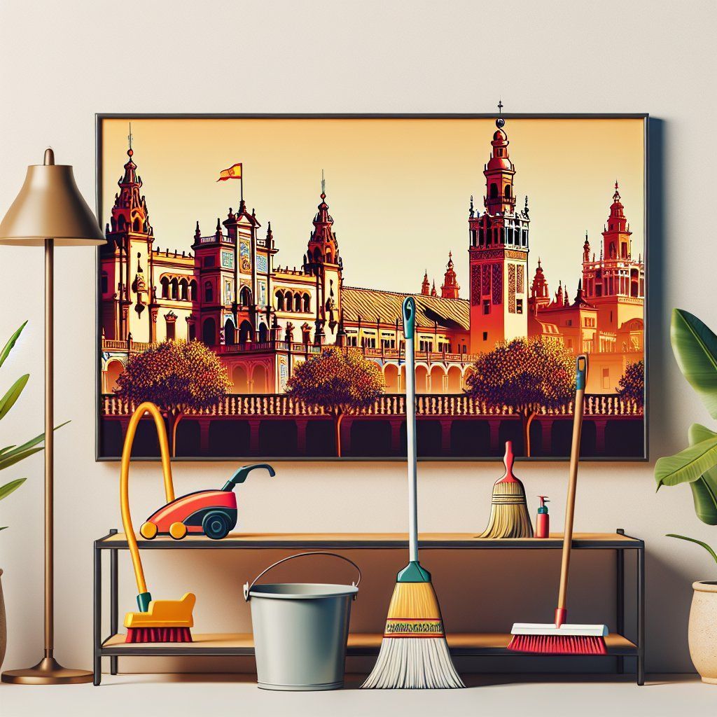 limpieza tras alquiler turístico Sevilla